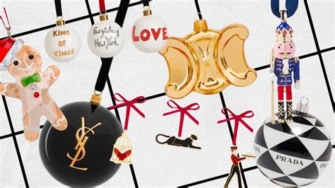 prada christmas tree|10 Designer Christmas baubles for the chicest tree ever.